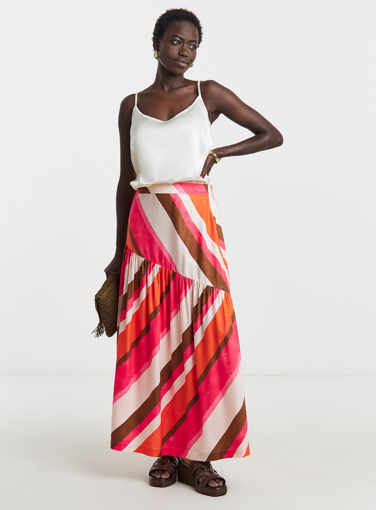 JD WILLIAMS Asymmetric Seam Skirt 28 - Image 3 thumbnail